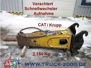 Marteau hydraulique neuf CAT Krupp HM 1500 Abbruchhammer komplett überholt: photos 1