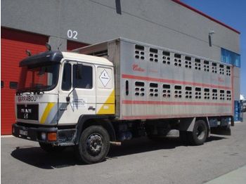 Camion bétaillère MAN 18.232 F. Viehaufbau aluminium CASTAÑE Doppel.: photos 1