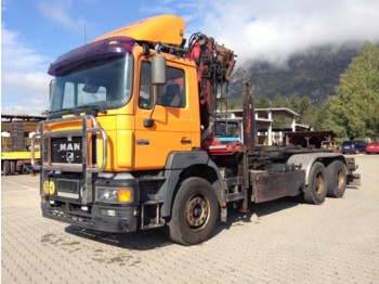 Camion ampliroll MAN ÖAF 30.404 Haken mit Kran: photos 1