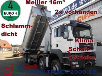Camion benne MAN TGA 41.440 8x8 Meiller 16m³ Deutscher LKW 1. Hd.: photos 1