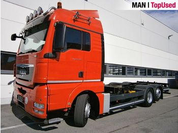 Camion porte-conteneur/ Caisse mobile MAN TGX 26.440 6X2-2 LL: photos 1
