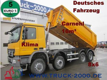 Camion benne MERCEDES-BENZ 4141 K Actros 8X6 Carnehl Deutsches Fahrzeug: photos 1