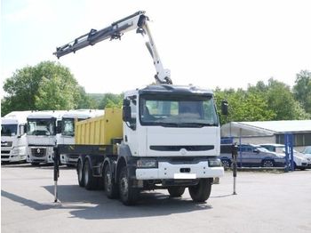 Camion benne Renault Kerax 420*Kipper/Bordmatik/Kran Palffinger*: photos 1