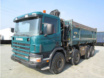 Camion benne Scania P114C 8x4 NZ 380 Bordmatik links: photos 1