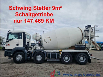 MAN TGS 32.400 Schwing Stetter 9m³ Schalter 147469KM - Camion malaxeur: photos 1