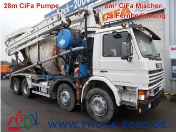 Camion pompe Scania 113 G 360 28m CiFa 4 Mast Pumpe+8m³CiFa Mischer: photos 1