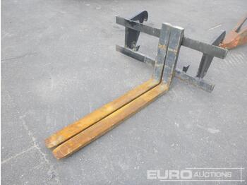 Fourches 1200mm Forks to suit Kubota Wheeled Loader: photos 1