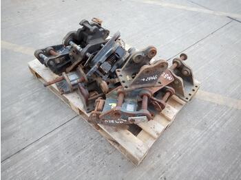 Attache rapide Selection of Hammers Heads (9 of), Manual QH (5 of) to suit Mini Excavator: photos 1