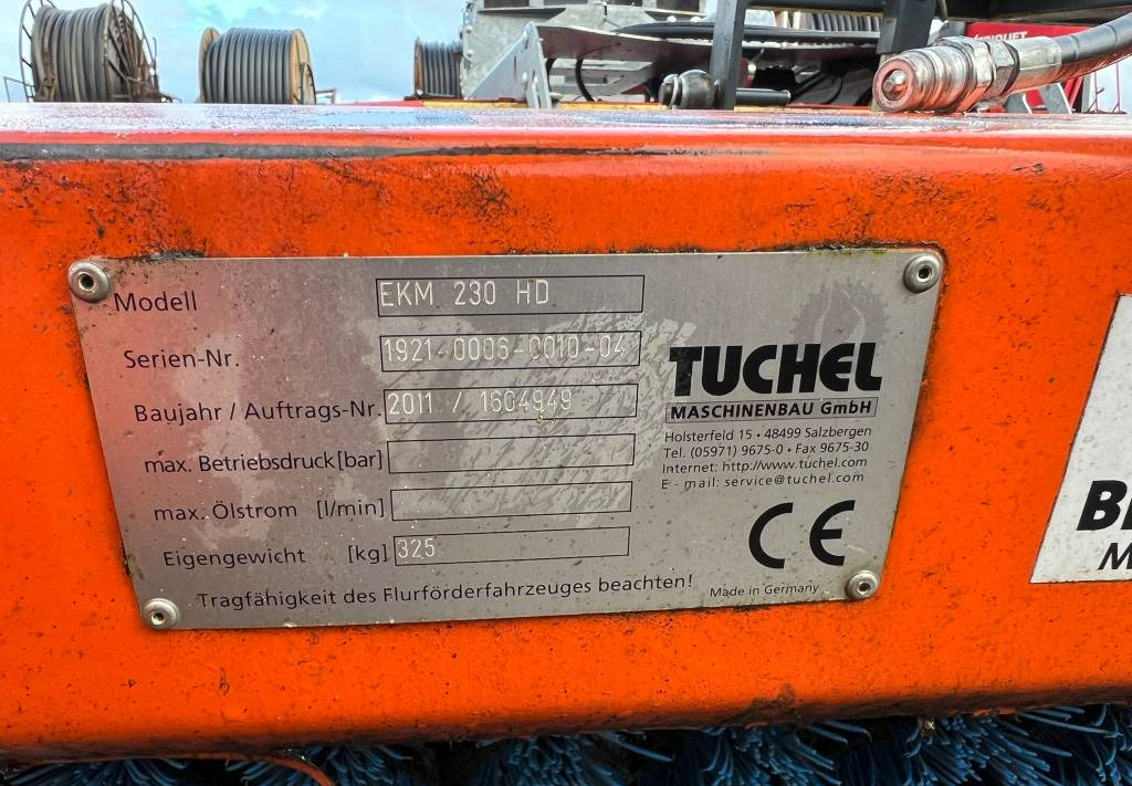 Brosse pour Machine agricole Tuchel EKM 230 HD veegmachine: photos 3