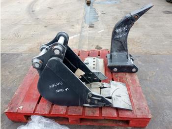 Godet neuf Unused Ripper & Attachments, 12" Digging Bucket 35mm Pin to suit Mini Excavator: photos 1
