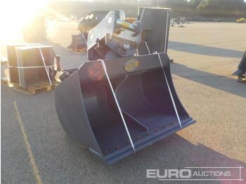 Godet neuf Unused Strickland 60" Tilting Ditching Bucket 80mm Pin to suit CASE CX210 / Cazo 1500mm Bulón 80mm: photos 1