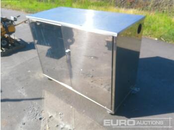  Stainless Steel Cabinet with Power Outlet - équipement de garage