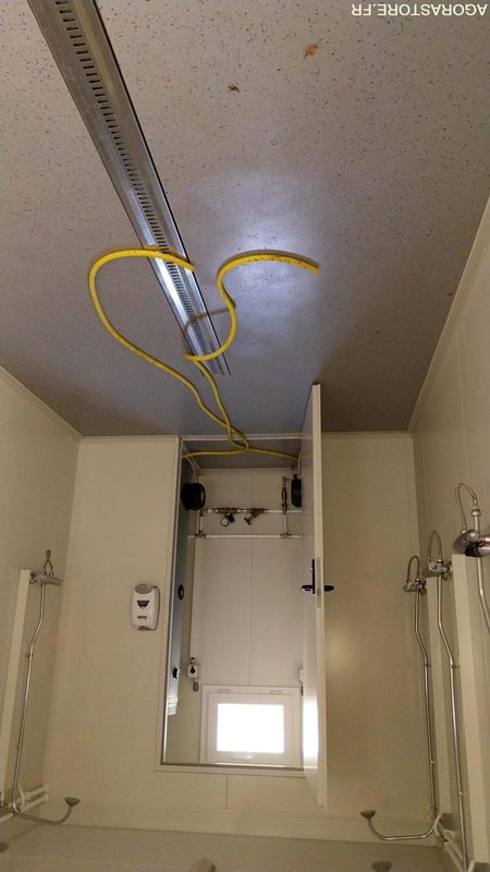Outil/ Équipement bloc modulaire de 12 douches communes