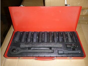 Outil automobile Unused 1/2" Air impact Socket Set (16 Pcs)