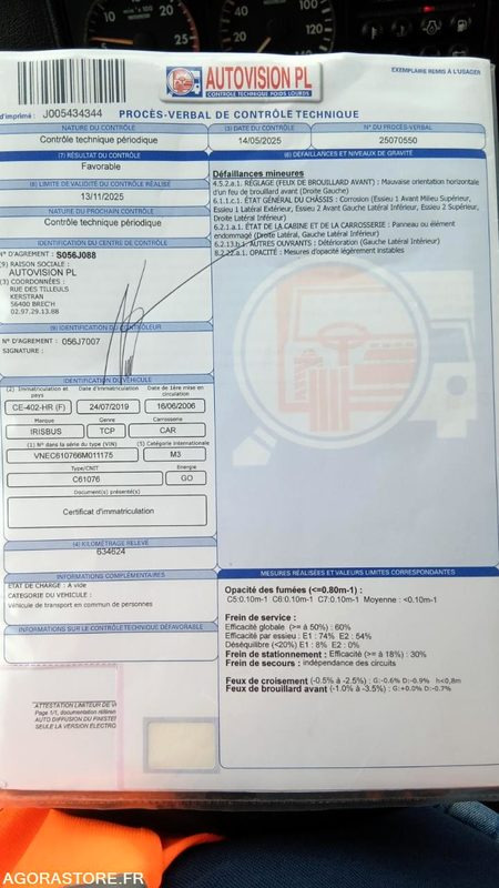 Minibus IVECO BUS  AXER N°063036