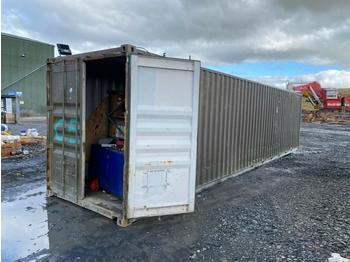 Conteneur maritime 40' Container c/w Racking, Filters, Desk (Located at Cumnock, KA18 4QS, Scotland) No crane available - buyer will need to provide crane themselves for loading: photos 1