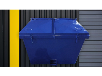 Benne à chaînes Absetzmulde Absetzcontainer 7 cbm mit mit stahldeckel 7 symmetrisch