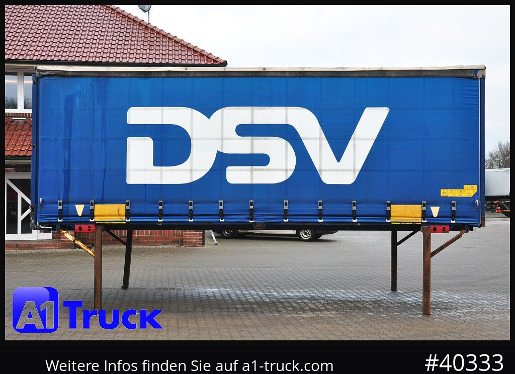 Carrosserie bâchee KRONE 7.45 BDF Wechselbrücke, Schiebeplane