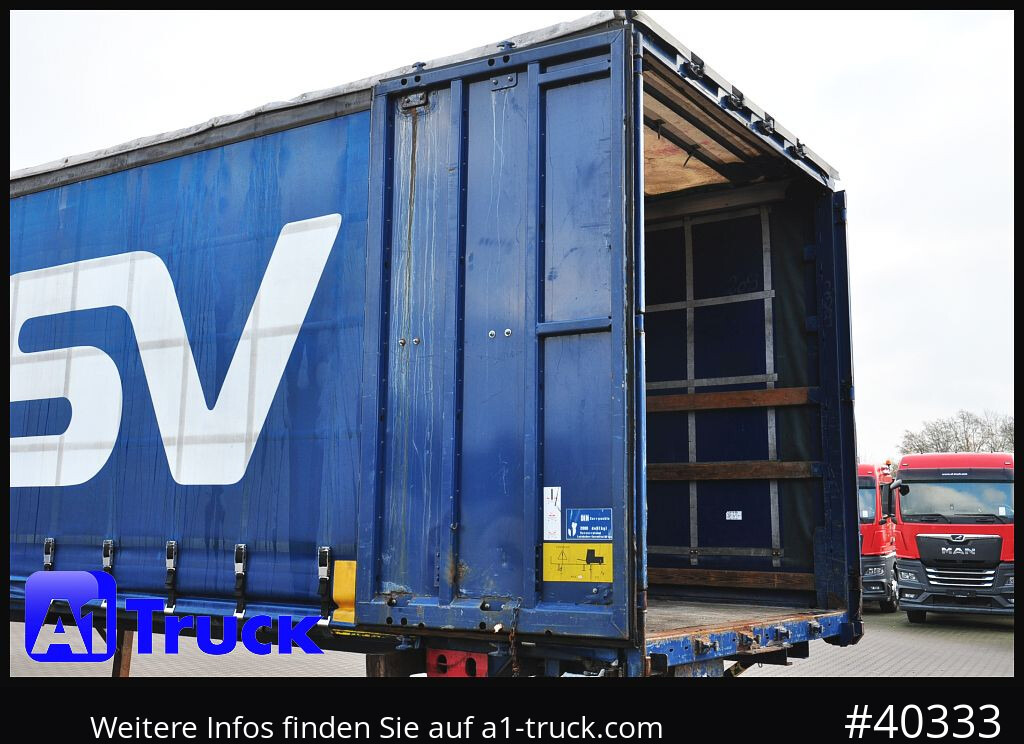 Carrosserie bâchee KRONE 7.45 BDF Wechselbrücke, Schiebeplane