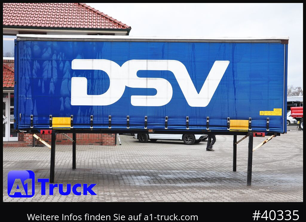 Carrosserie bâchee KRONE 7.45 BDF Wechselbrücke, Schiebeplane