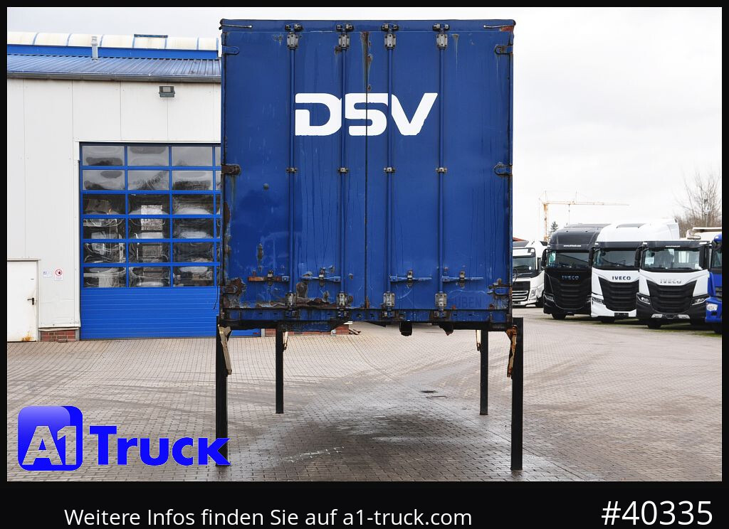 Carrosserie bâchee KRONE 7.45 BDF Wechselbrücke, Schiebeplane