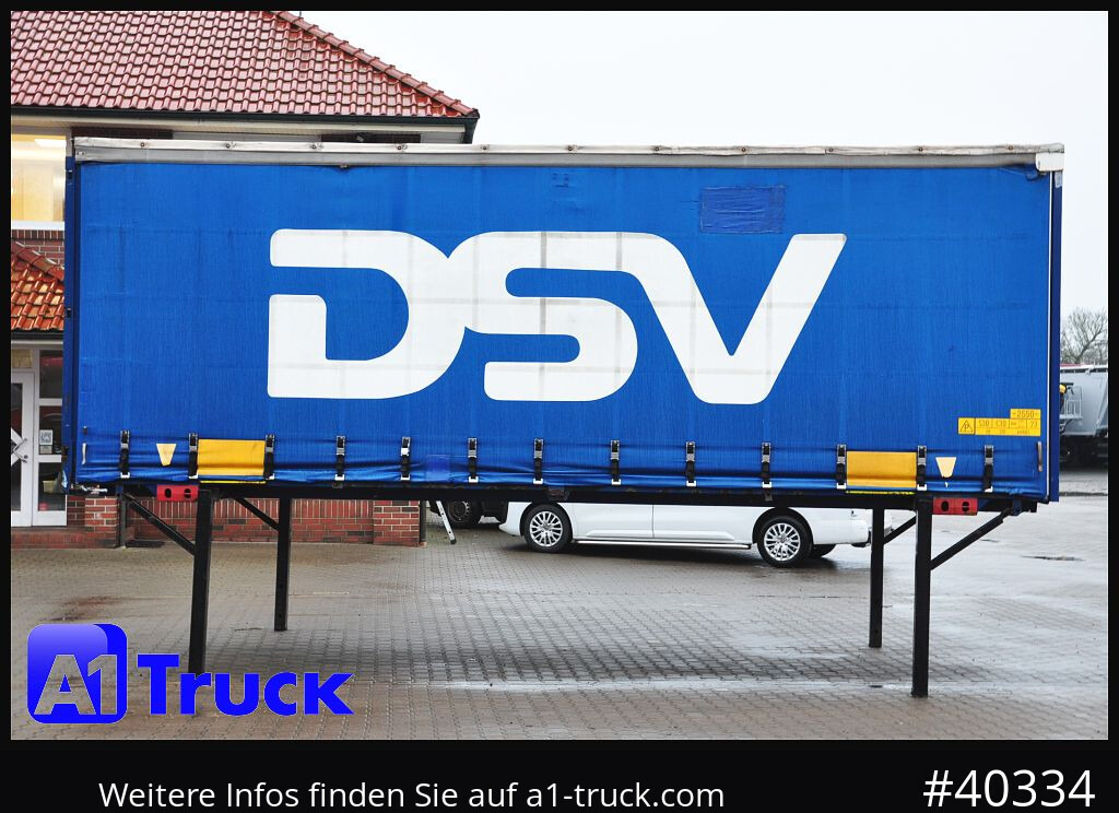 Carrosserie bâchee KRONE 7.45 BDF Wechselbrücke, Schiebeplane