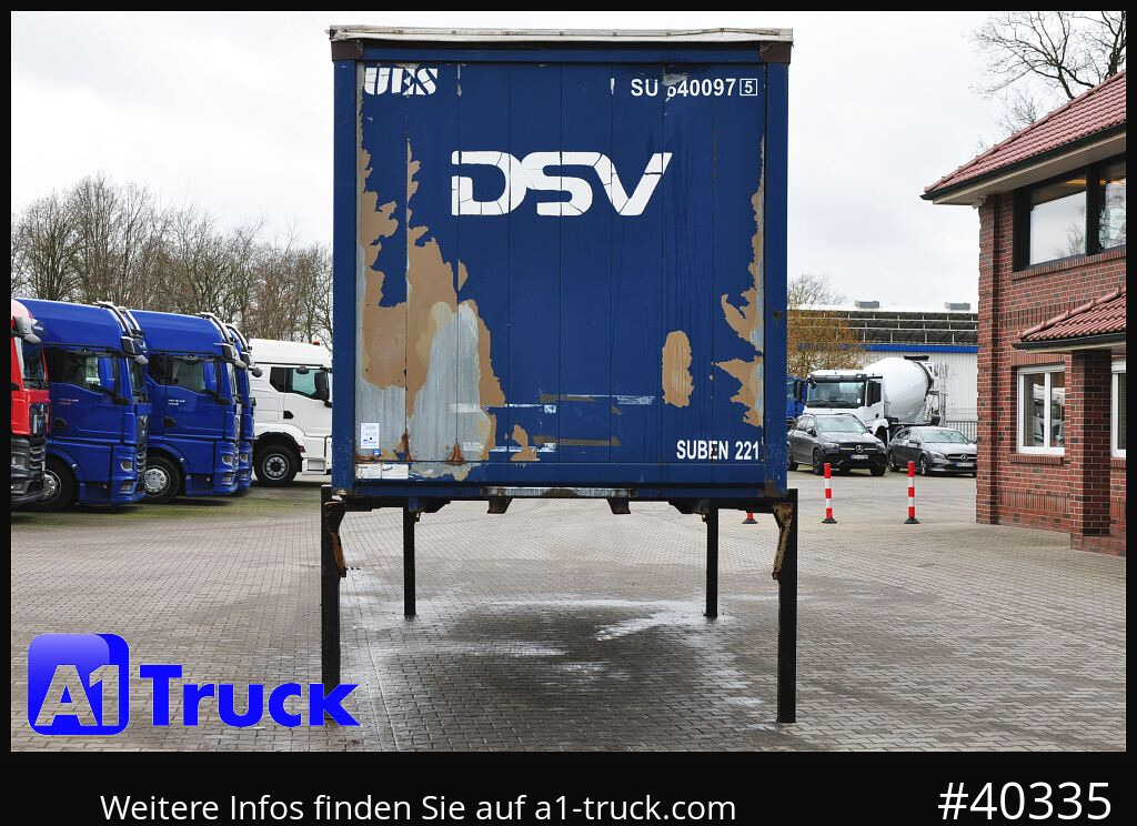 Carrosserie bâchee KRONE 7.45 BDF Wechselbrücke, Schiebeplane