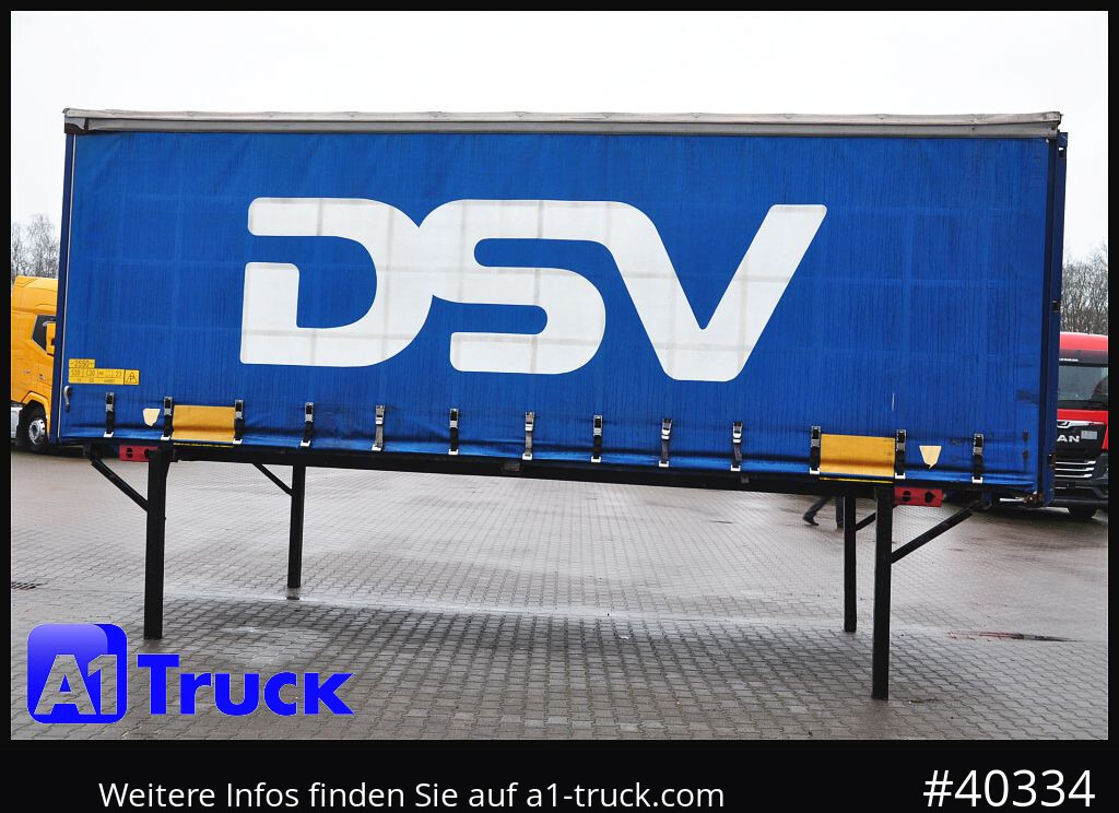 Carrosserie bâchee KRONE 7.45 BDF Wechselbrücke, Schiebeplane