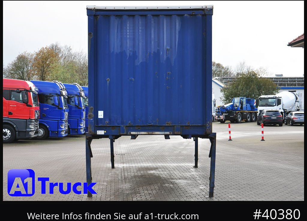 Carrosserie bâchee KRONE 7.45  BDF Wechselbrücke, Schiebeplane