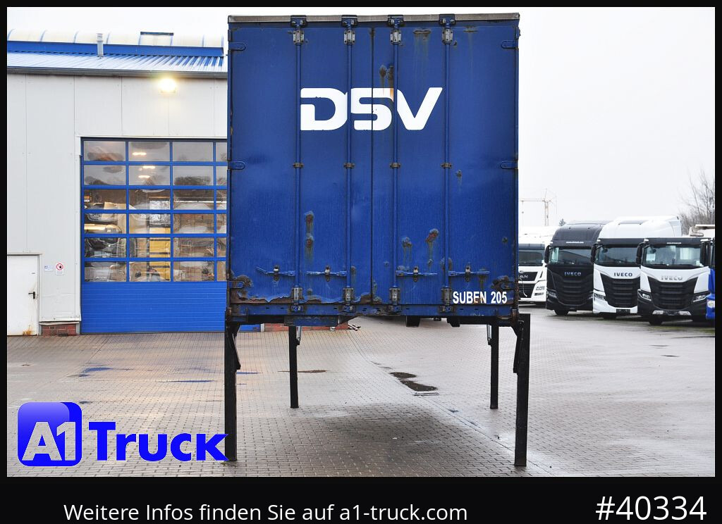 Carrosserie bâchee KRONE 7.45 BDF Wechselbrücke, Schiebeplane