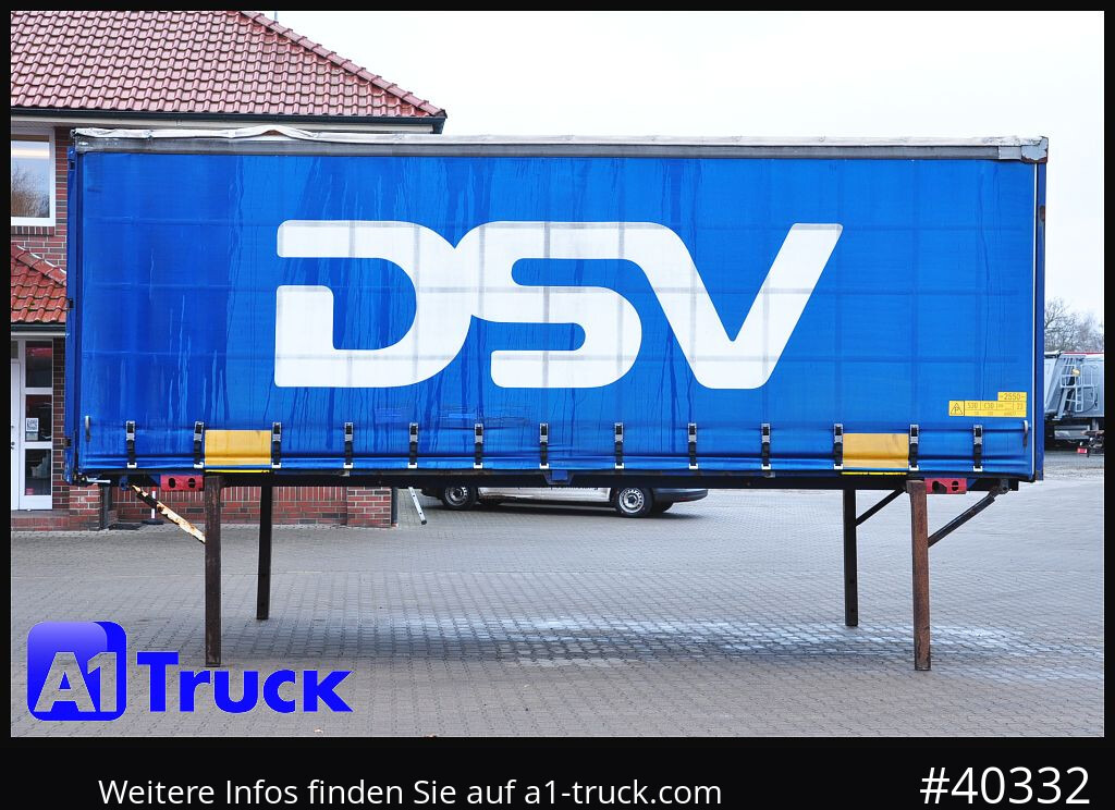 Carrosserie bâchee KRONE 7.45 BDF Wechselbrücke, Schiebeplane