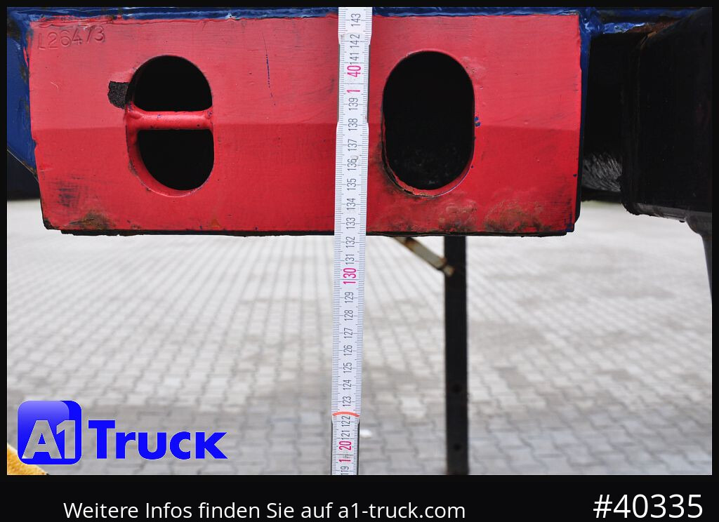 Carrosserie bâchee KRONE 7.45 BDF Wechselbrücke, Schiebeplane