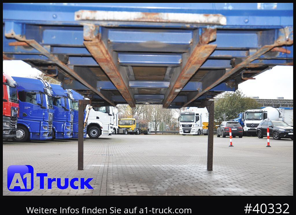 Carrosserie bâchee KRONE 7.45 BDF Wechselbrücke, Schiebeplane