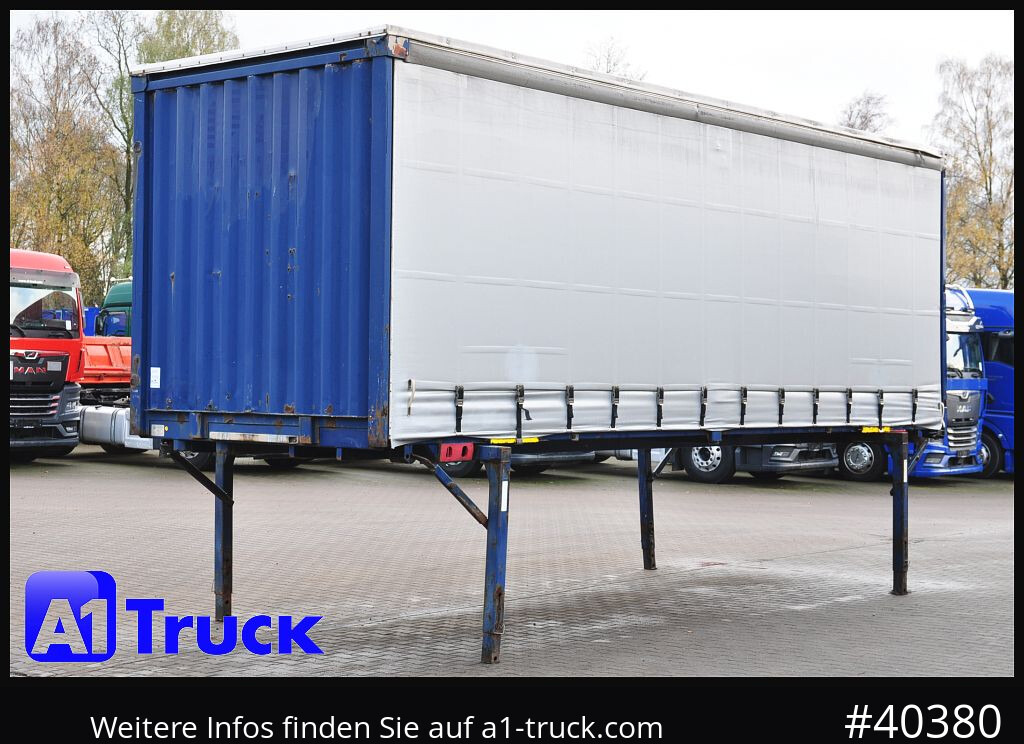 Carrosserie bâchee KRONE 7.45  BDF Wechselbrücke, Schiebeplane