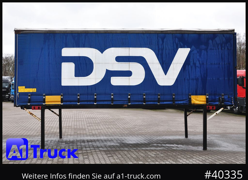 Carrosserie bâchee KRONE 7.45 BDF Wechselbrücke, Schiebeplane