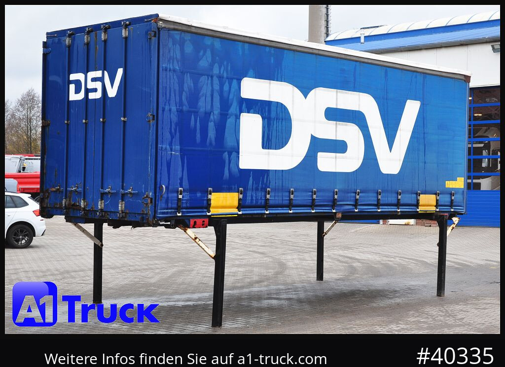 Carrosserie bâchee KRONE 7.45 BDF Wechselbrücke, Schiebeplane