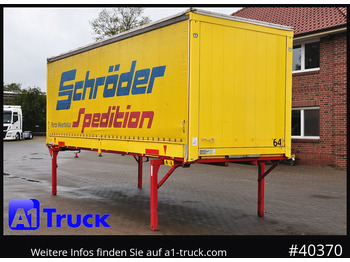 Carrosserie bâchee KRONE 7.45, Bordwand + Schiebeplane,