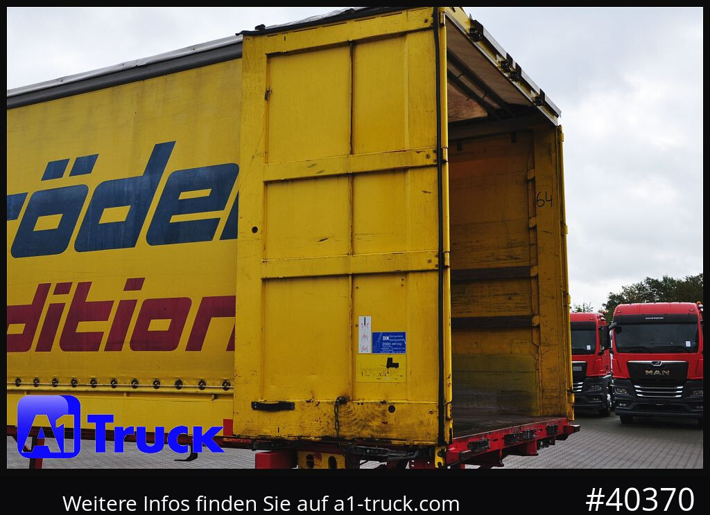 Carrosserie bâchee KRONE 7.45, Bordwand + Schiebeplane,