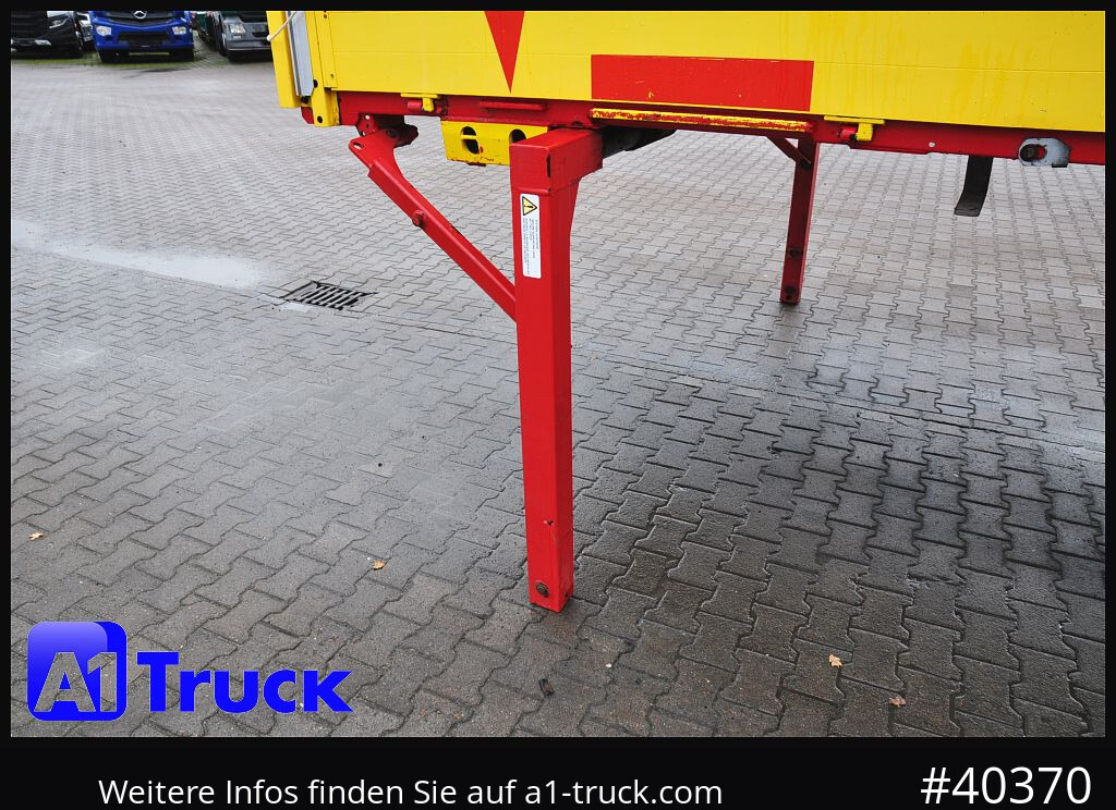 Carrosserie bâchee KRONE 7.45, Bordwand + Schiebeplane,