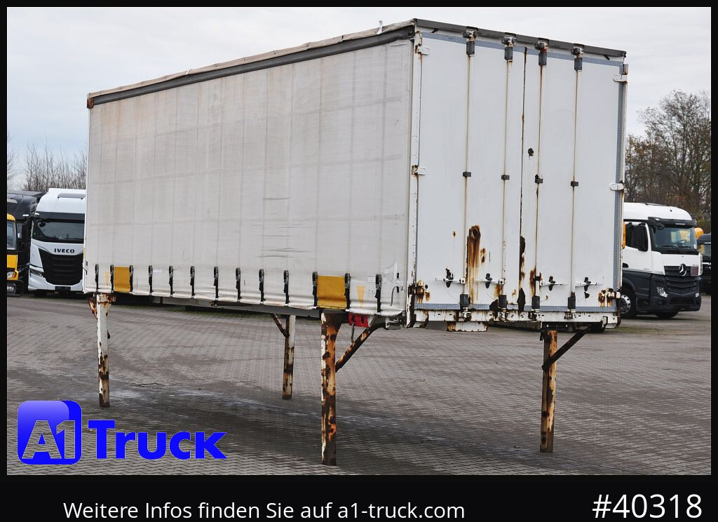 Carrosserie bâchee KRONE Wechselbrücke 7,45 Multilock, neutral