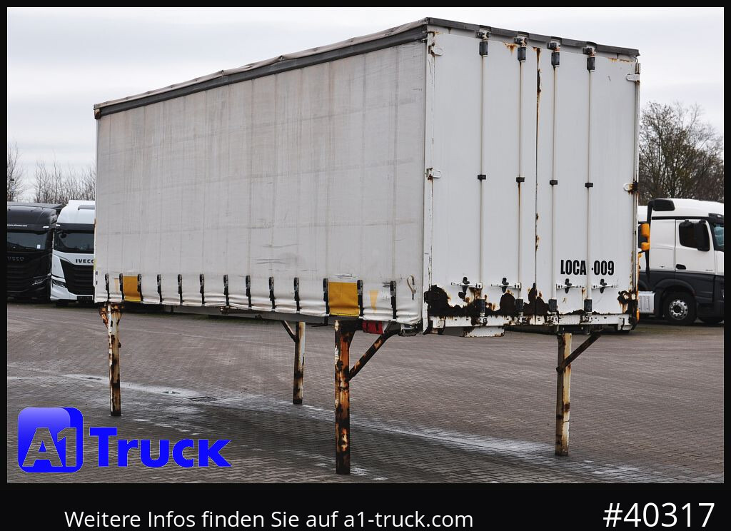 Carrosserie bâchee KRONE Wechselbrücke 7,45 Multilock, neutral