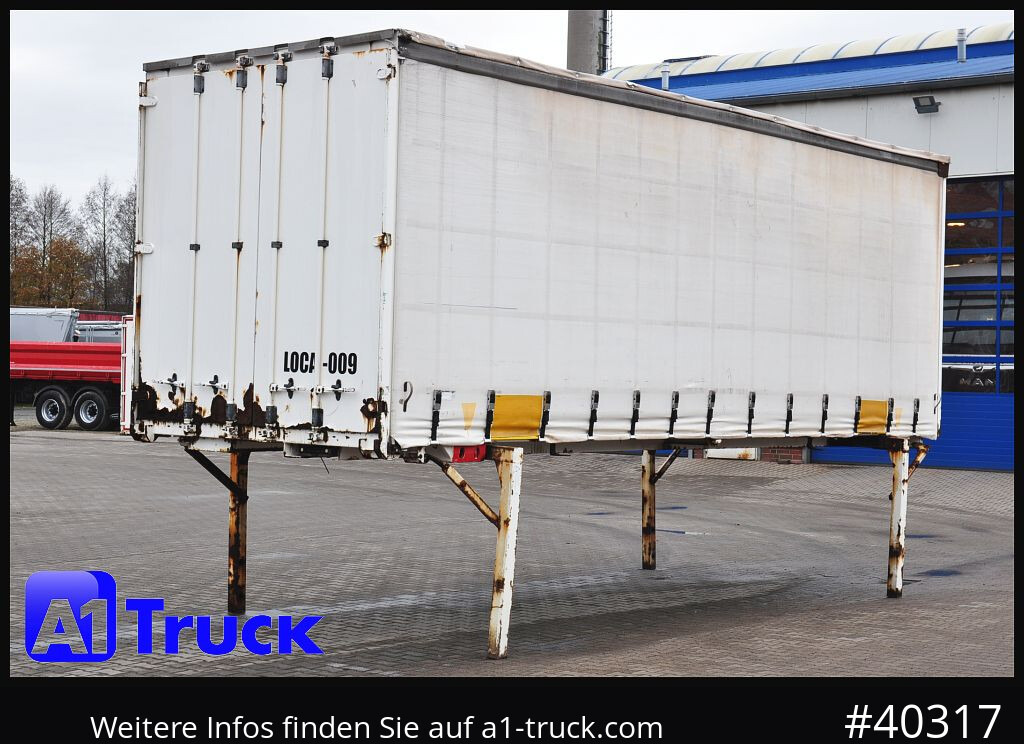 Carrosserie bâchee KRONE Wechselbrücke 7,45 Multilock, neutral