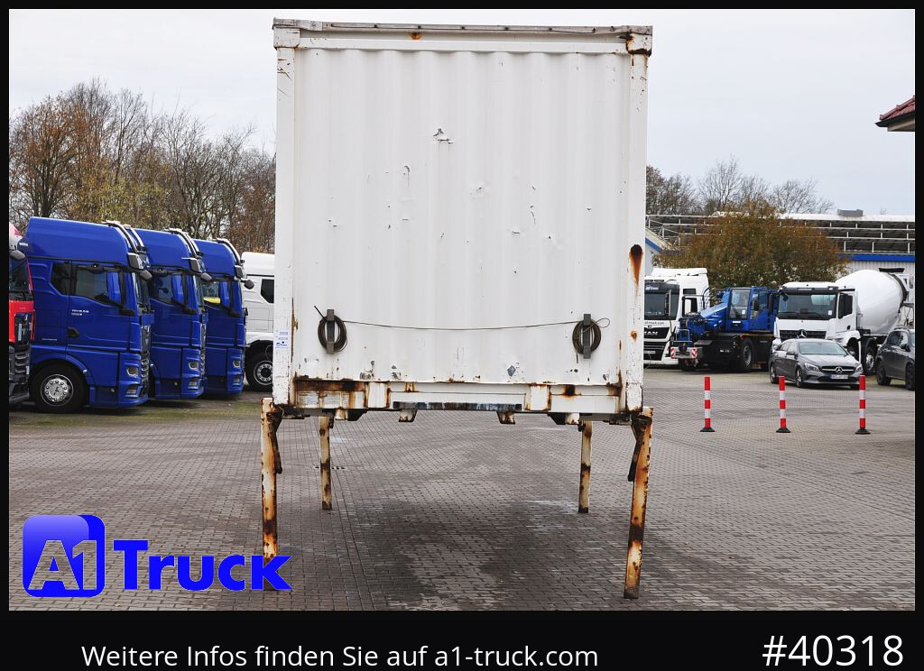 Carrosserie bâchee KRONE Wechselbrücke 7,45 Multilock, neutral