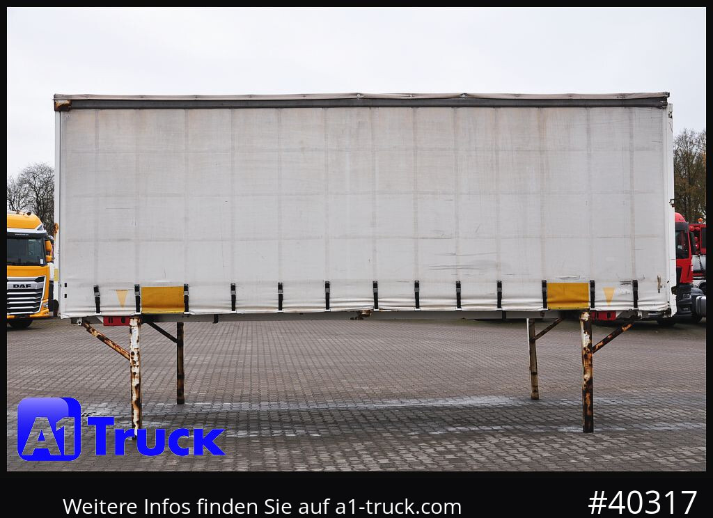 Carrosserie bâchee KRONE Wechselbrücke 7,45 Multilock, neutral