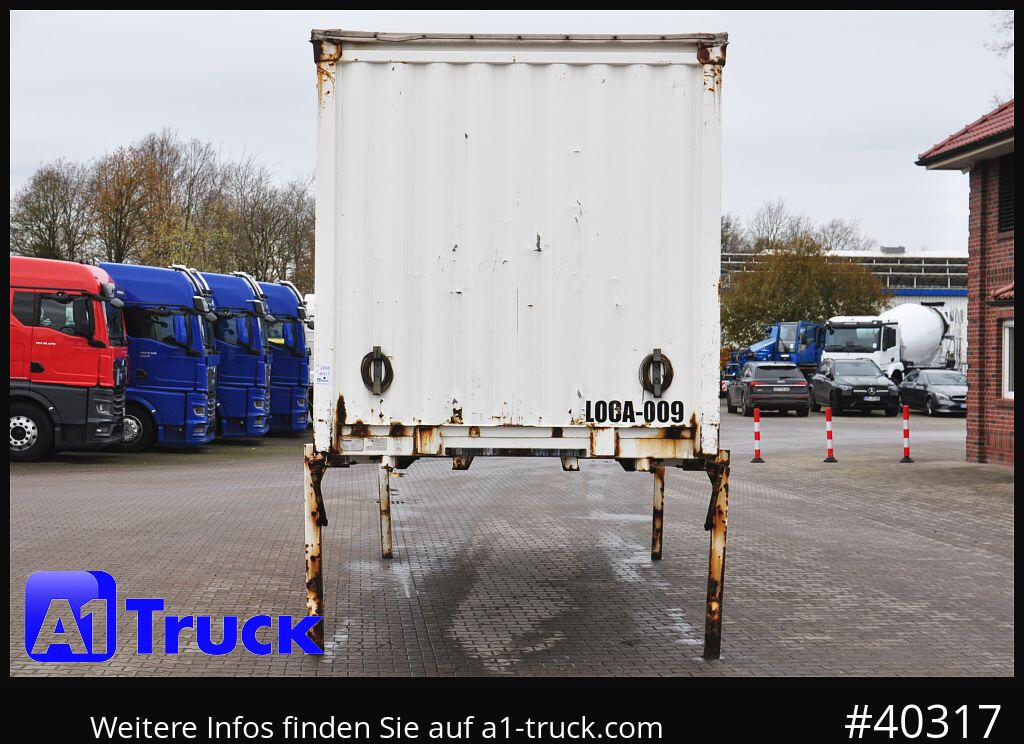 Carrosserie bâchee KRONE Wechselbrücke 7,45 Multilock, neutral