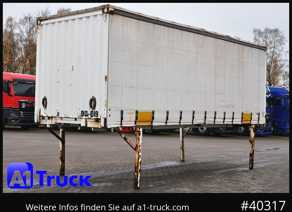 Carrosserie bâchee KRONE Wechselbrücke 7,45 Multilock, neutral