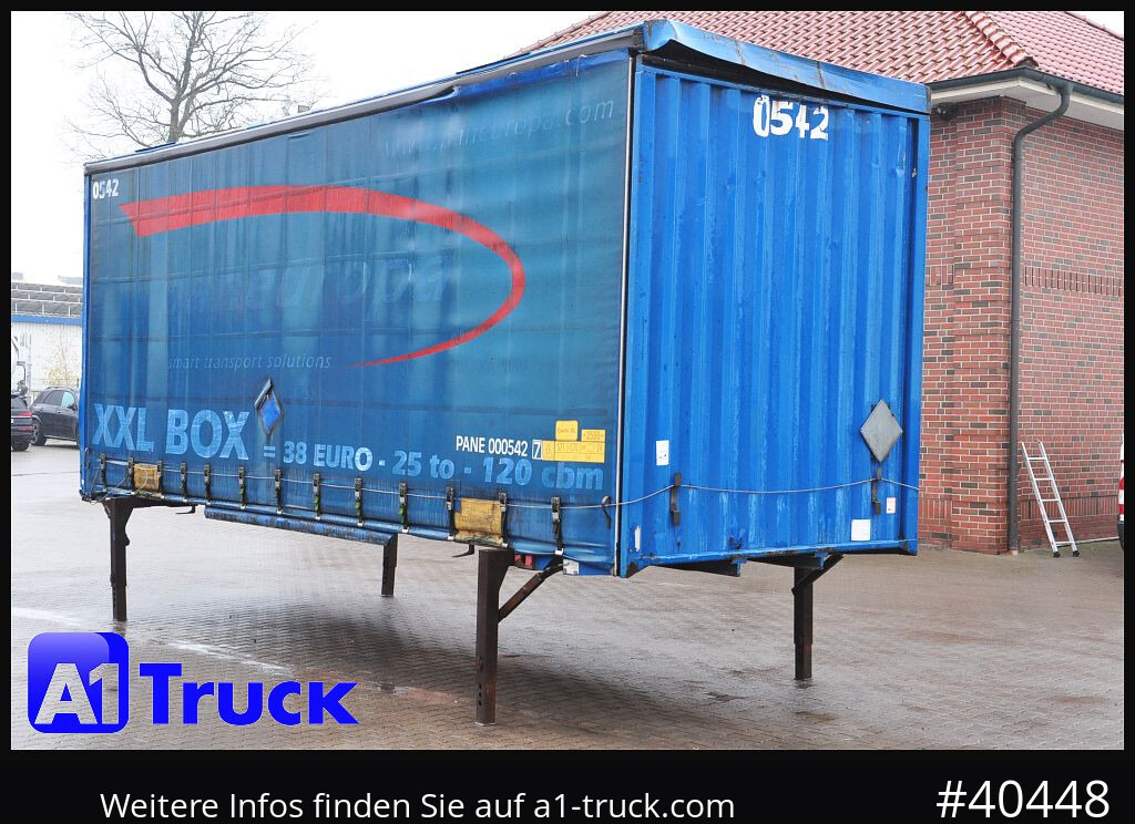 Carrosserie bâchee KRONE Wechselbrücke Jumbo BDF 7,82