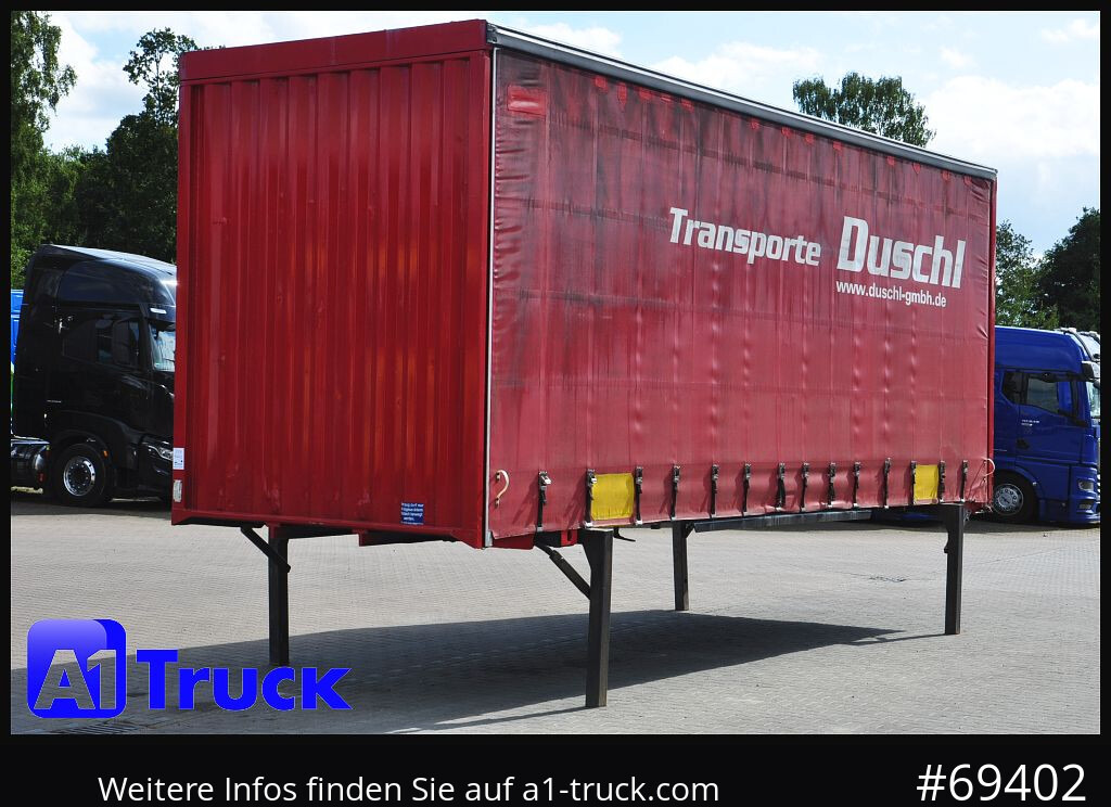 Carrosserie bâchee KRONE Wechselbrücke Jumbo BDF 7,82