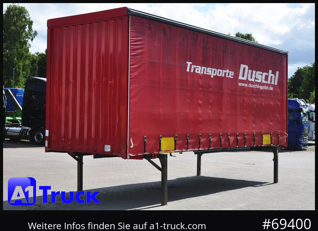 Carrosserie bâchee KRONE Wechselbrücke Jumbo BDF 7,82