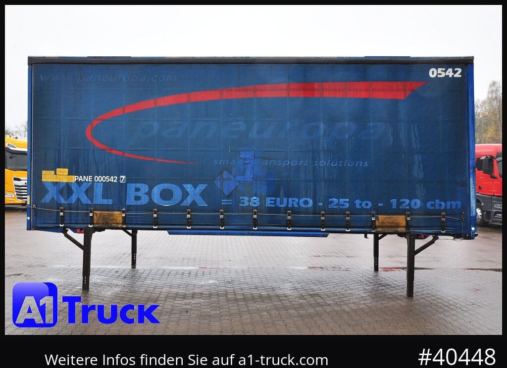 Carrosserie bâchee KRONE Wechselbrücke Jumbo BDF 7,82